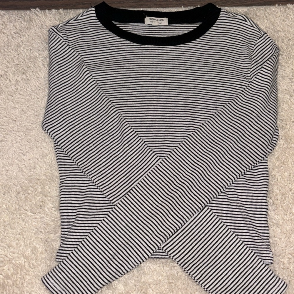 Striped Cropped Top
